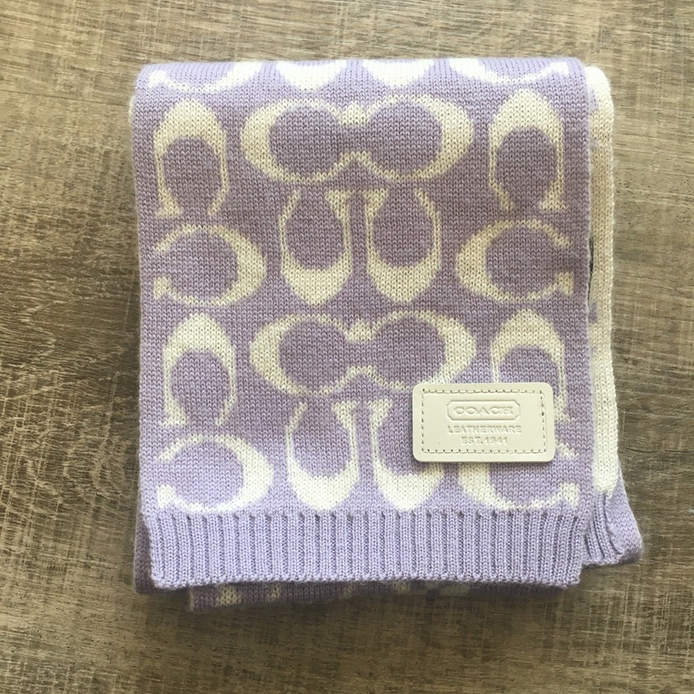 Coach Merino Wool Scarf